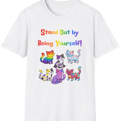 Stand Out by Being Yourself Soft-Tee