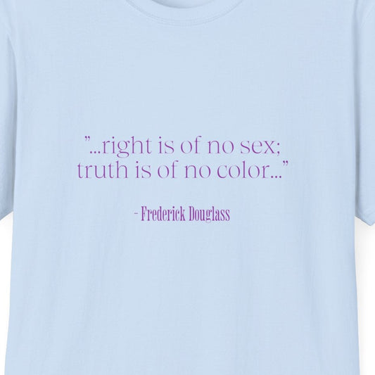 Frederick Douglass quote, Soft Tee