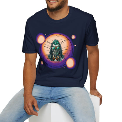 Chill Vibes Skeleton, Soft T-Shirt