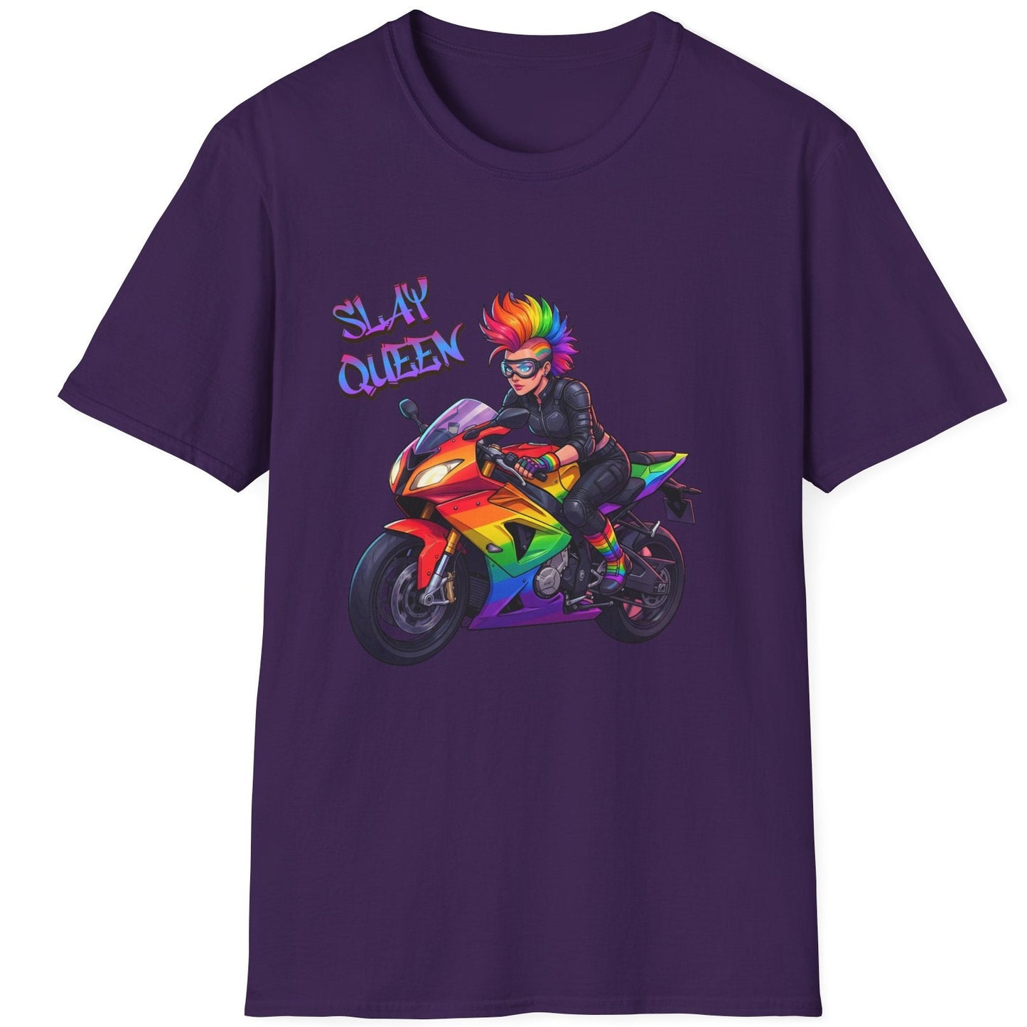 Slay Queen Motorcycle Pride Soft-Tee