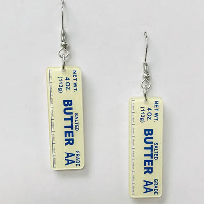 Stick of Salted Butter Earrings