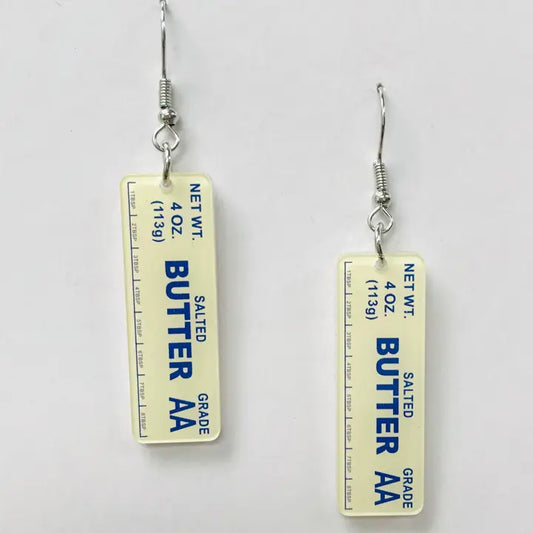 Stick of Salted Butter Earrings