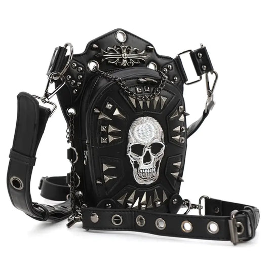 Convertible Skull Shoulder/Waist Bag