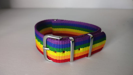 Rainbow Belt Buckle Bracelet