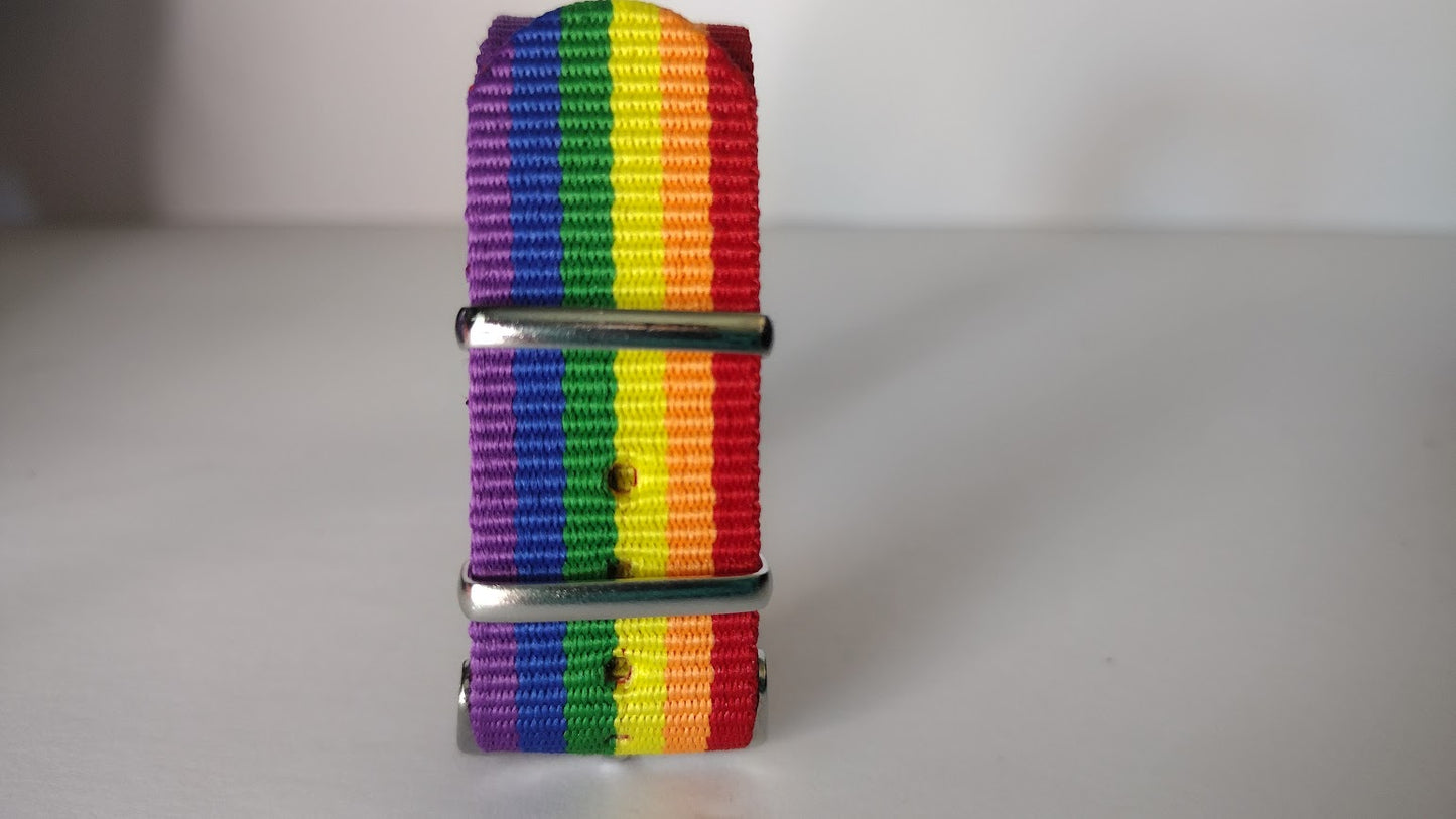 Rainbow Belt Buckle Bracelet