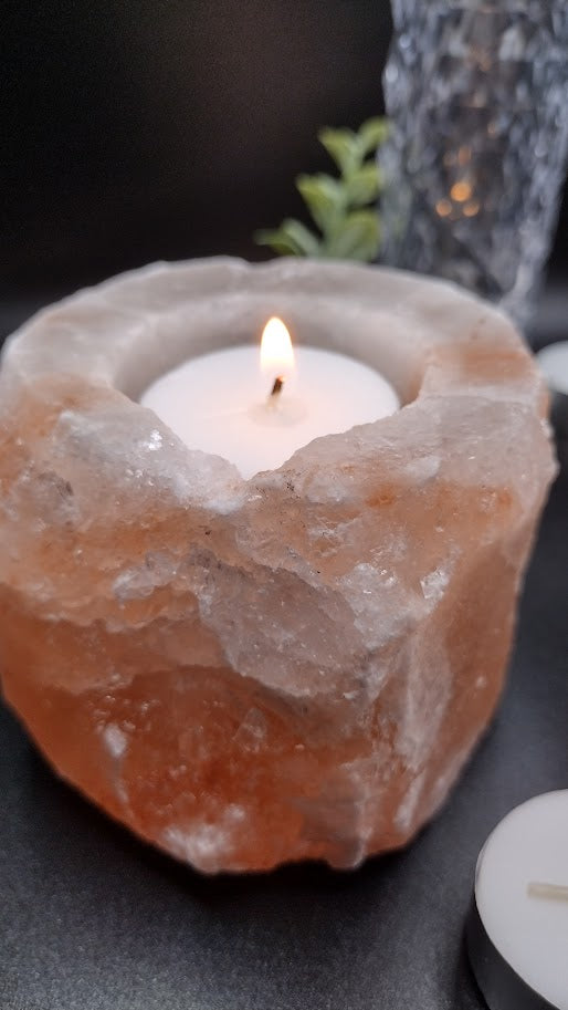 Himalayan Salt Lamp Tea Light Holder