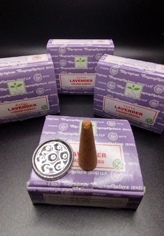 Lavender Dhoop Cones