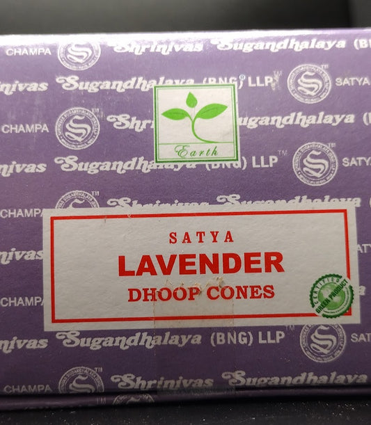 Lavender Dhoop Cones