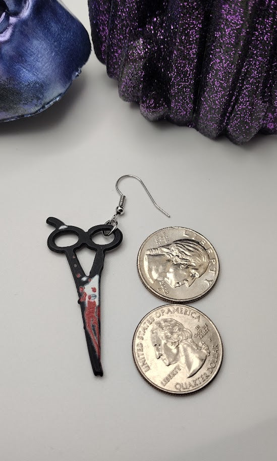 Bloody Scissors Earrings