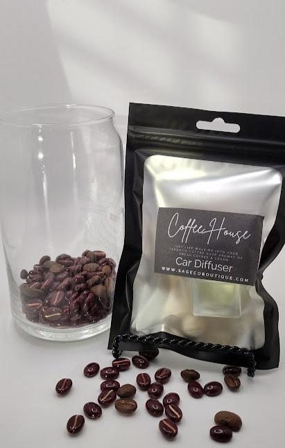 Coffee House - Car Fragrance Diffuser Vent Clip