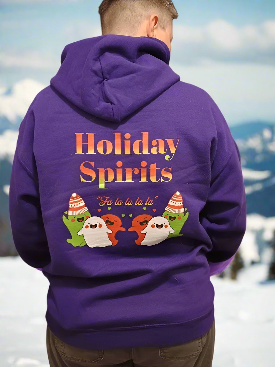 Holiday Spirits (Ghosts) Singing Hooded Sweatshirt