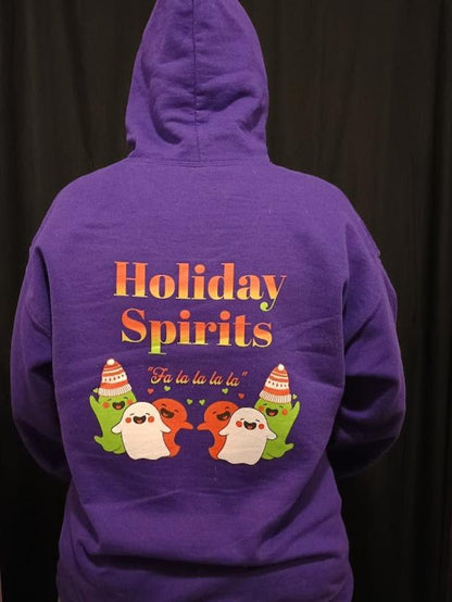 Holiday Spirits (Ghosts) Singing Hooded Sweatshirt