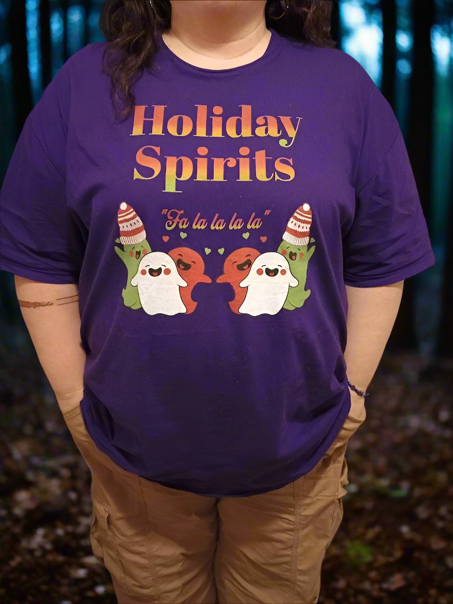 Holiday Spirits (Ghosts) Singing Soft Tee