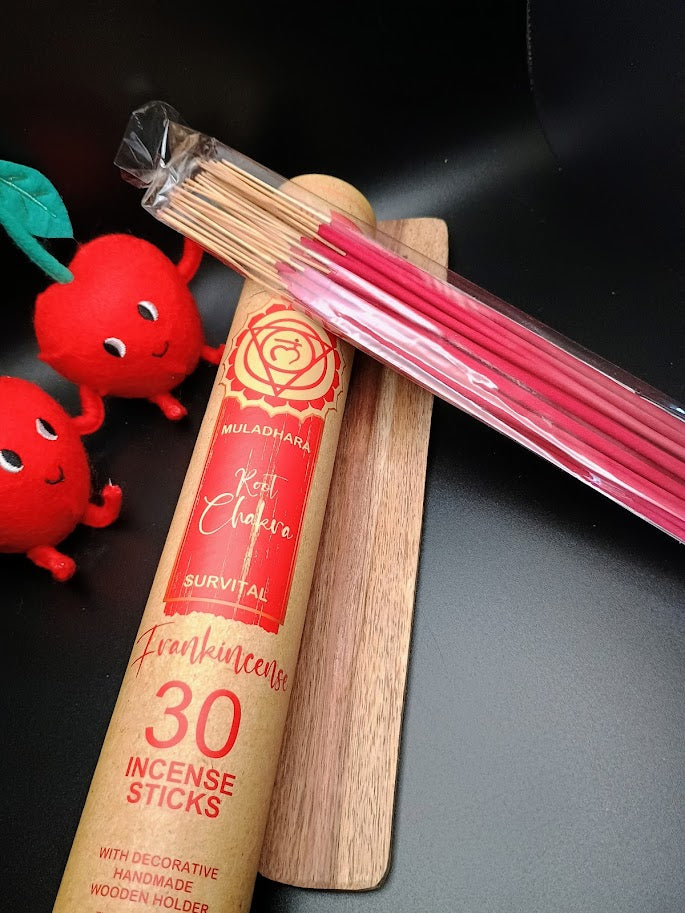 Root Chakra Incense Sticks - Frankincense (Red)