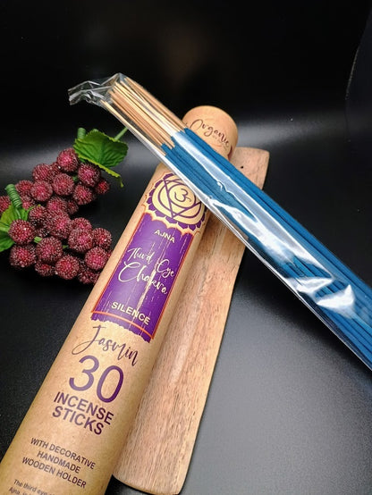 Third Eye Chakra Incense Sticks - Jasmine (Indigo)