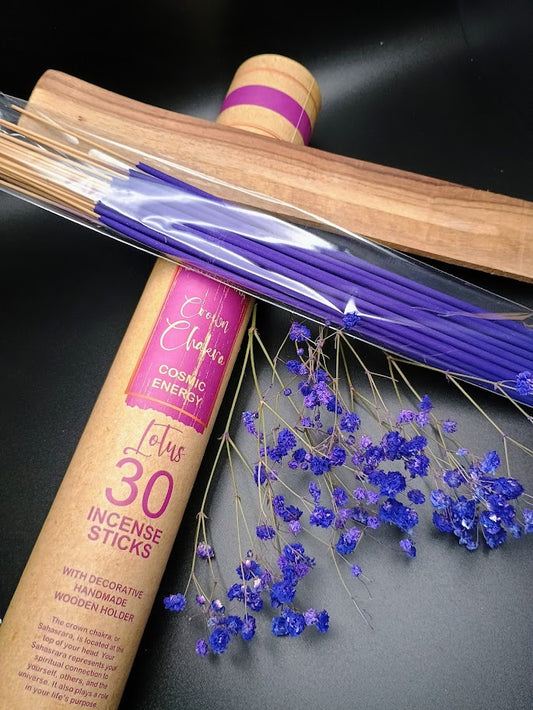Crown Chakra Incense Sticks - Lotus (Violet)