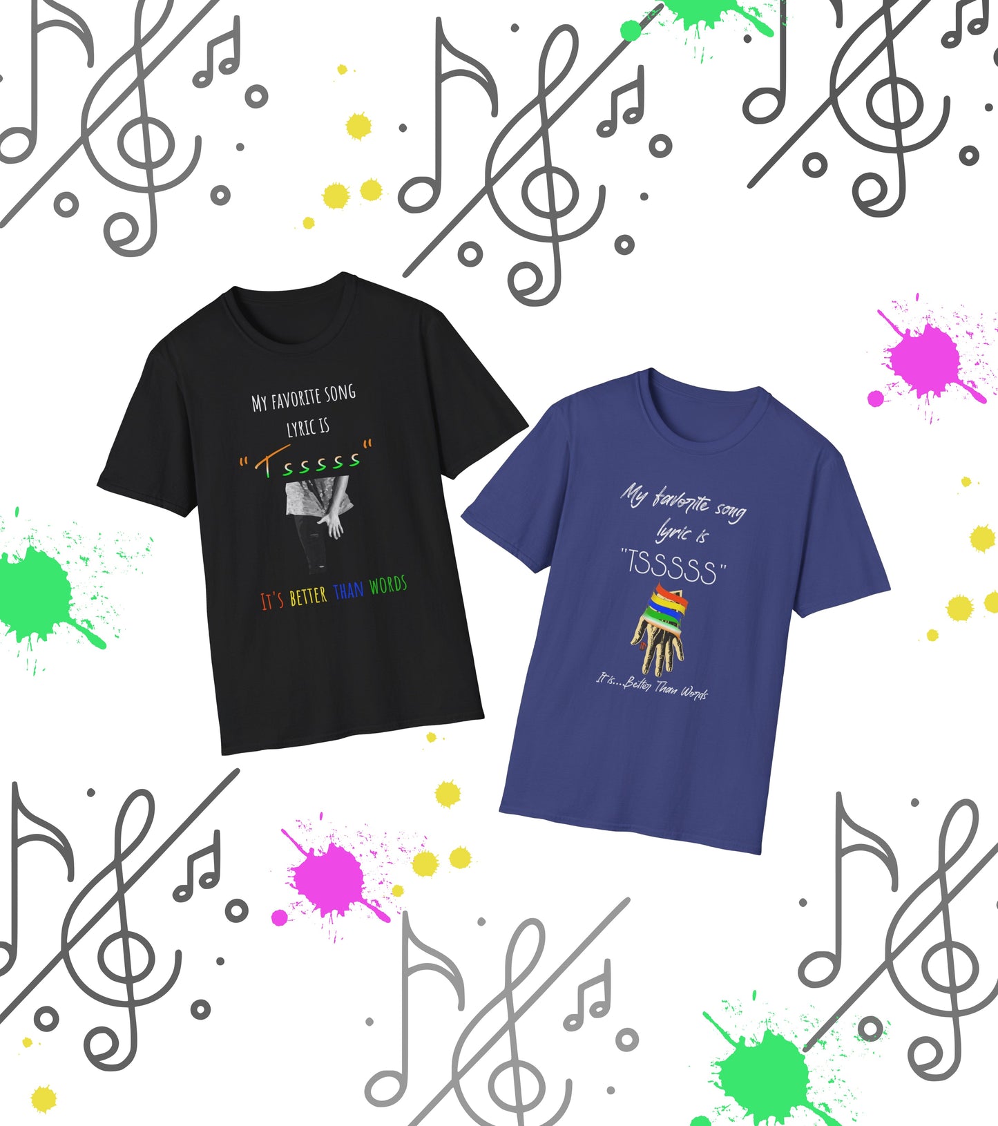 Favorite Song Lyric (2 versions), Soft T-Shirt