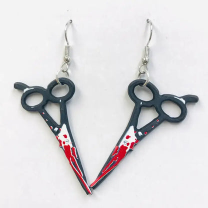 Bloody Scissors Earrings