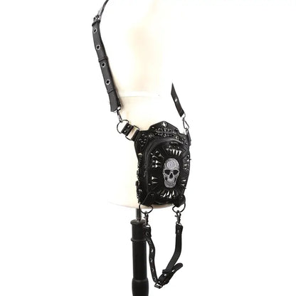 Convertible Skull Shoulder/Waist Bag