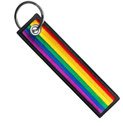 Rainbow Pride Key Tag